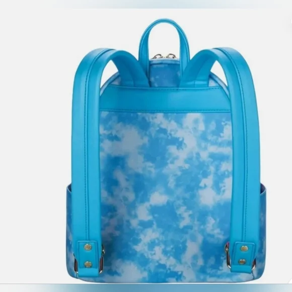 Disney Parks Eats Collection Mickey Macaron Loungefly Mini Backpack - Picture 3 of 13